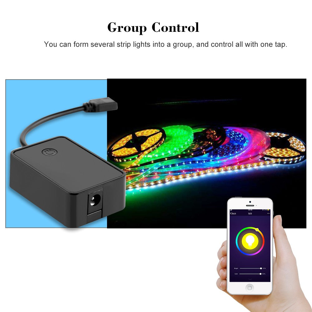 2pcs Mini Wifi RGBW LED Strip Controller