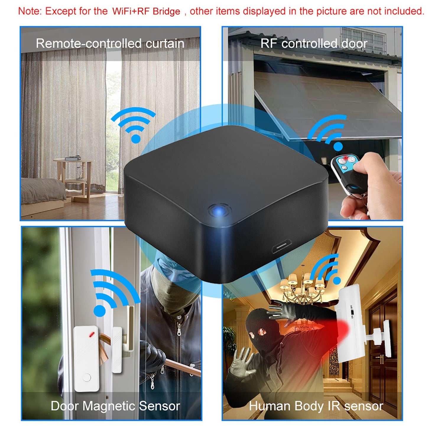 WiFi+RF Bridge 433MHz Smart Home Automation Module Wifi Wireless Switch