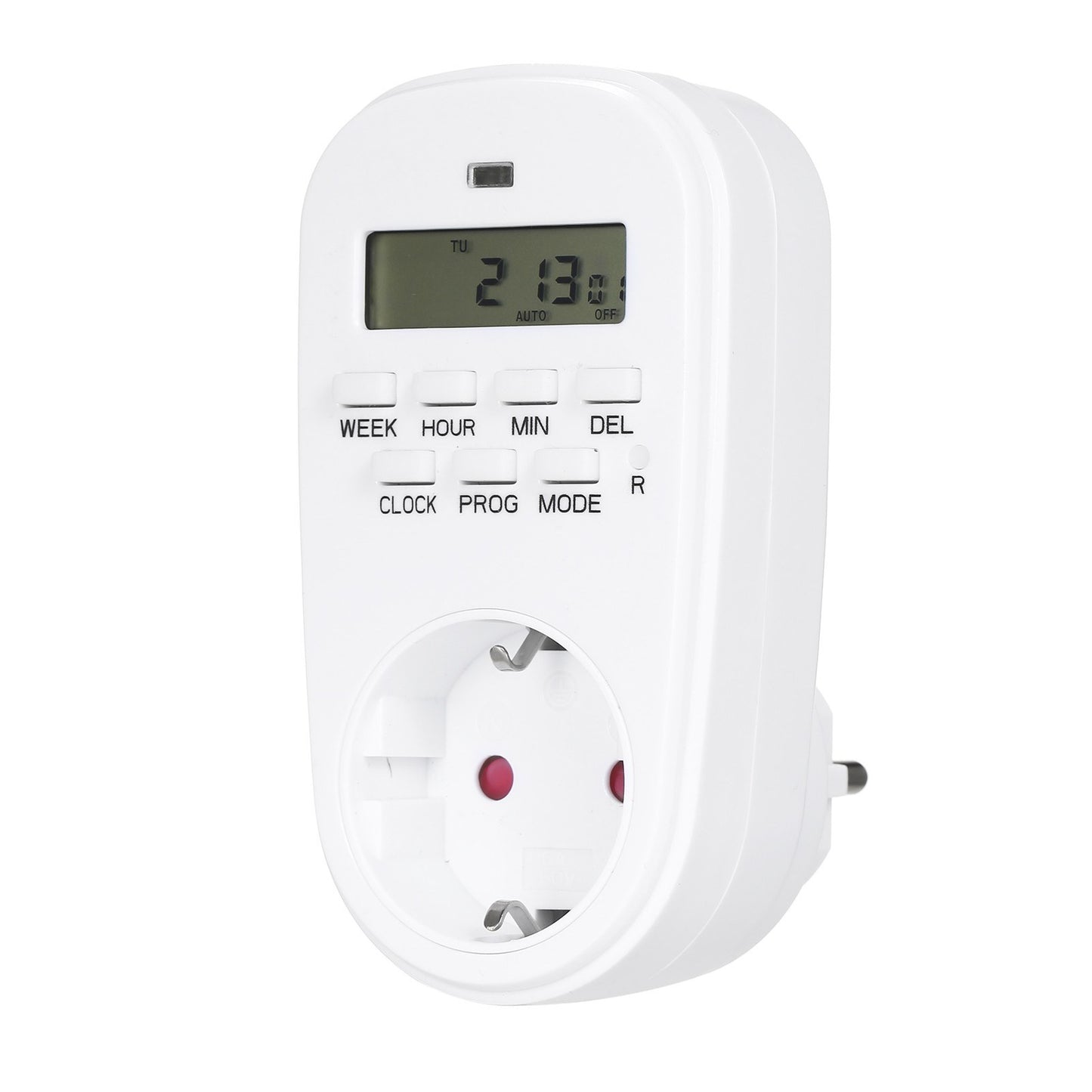 Digital Timer Switch Socket with LCD Display Plug-in Programmable Time Controller Intelligent Electronic Timing Socket 220~240V
